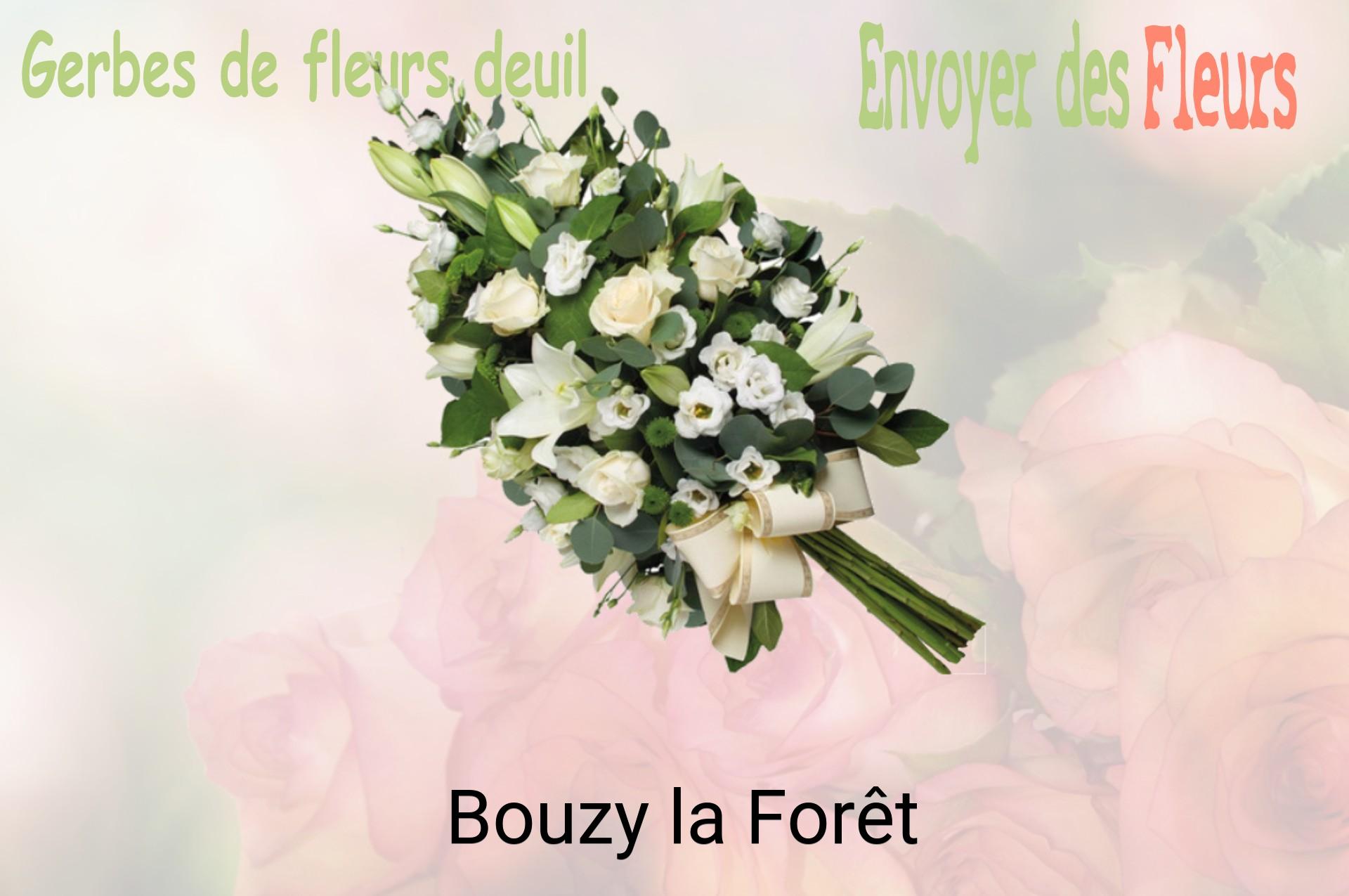 Gerbe de fleurs de deuil livrée à Bouzy-la-Forêt